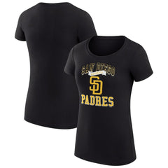 MLB San Diego Padres G-III 4Her by Carl Banks Women's Super-Slim Fit Lightweight Team Logo Graphic T-Shirt
