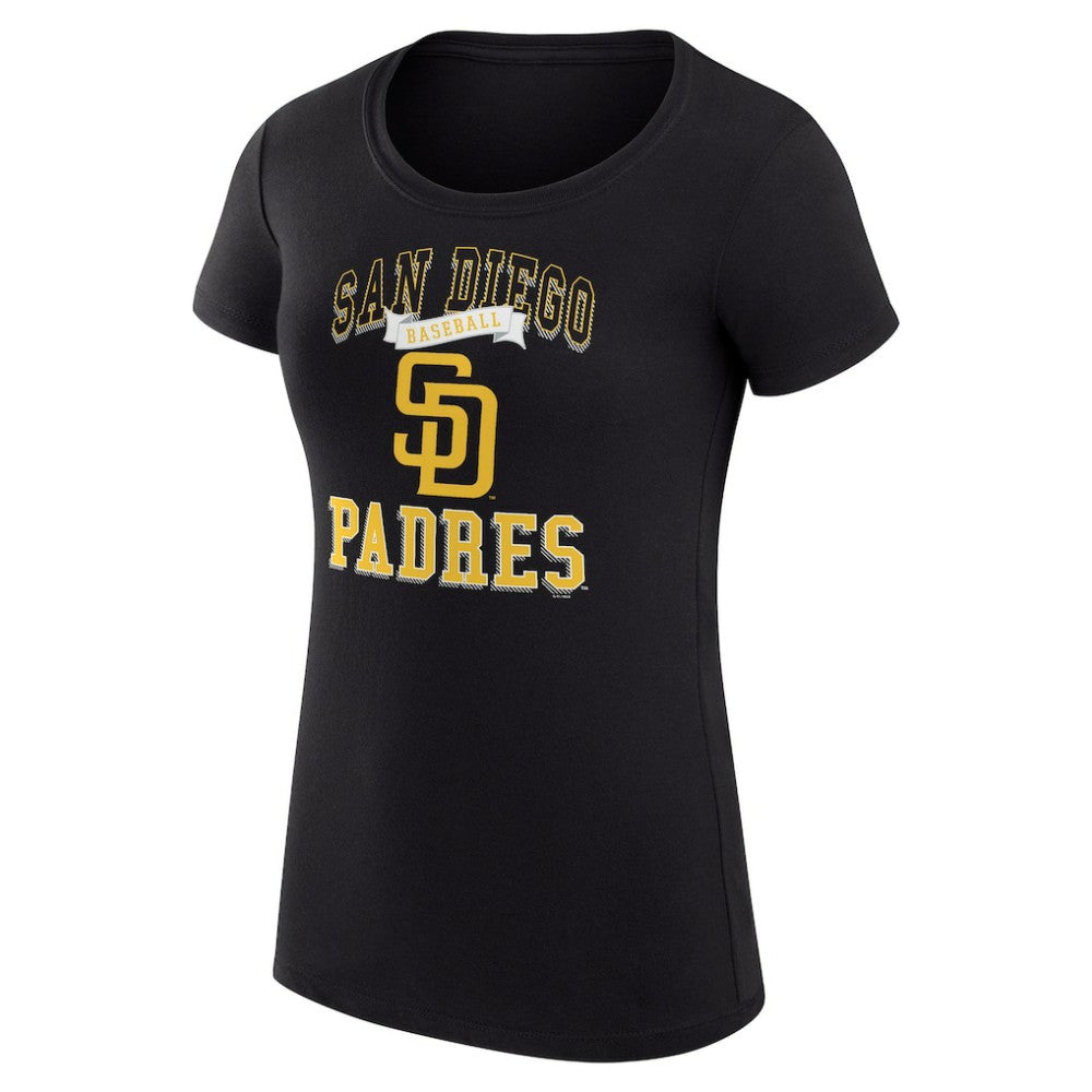 MLB San Diego Padres G-III 4Her by Carl Banks Women's Super-Slim Fit Lightweight Team Logo Graphic T-Shirt