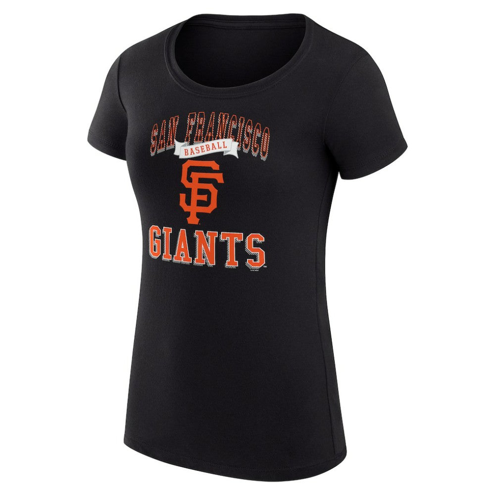 MLB San Francisco Giants G-III 4Her by Carl Banks Women's Super-Slim Fit Lightweight Team Logo Graphic T-Shirt