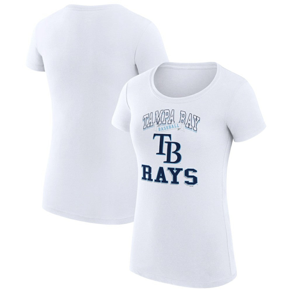 MLB Tampa Bay Rays G-III 4Her by Carl Banks Women's Super-Slim Fit Lightweight Team Logo Graphic T-Shirt