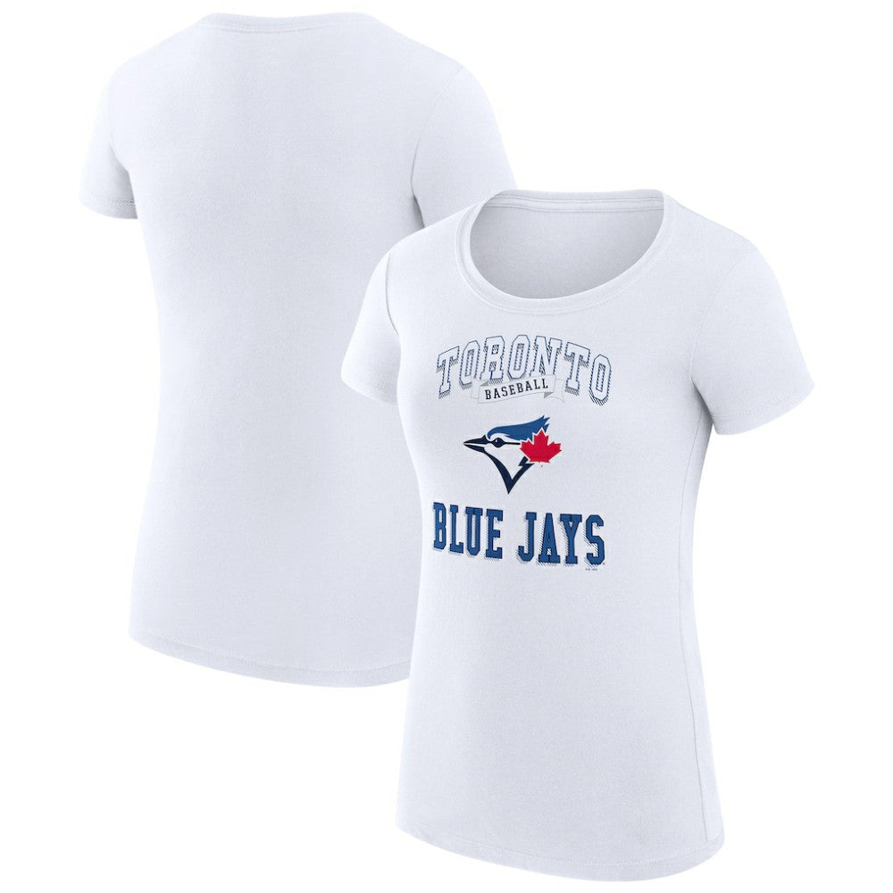 MLB Toronto Blue Jays G-III 4Her by Carl Banks Women's Super-Slim Fit Lightweight Team Logo Graphic T-Shirt