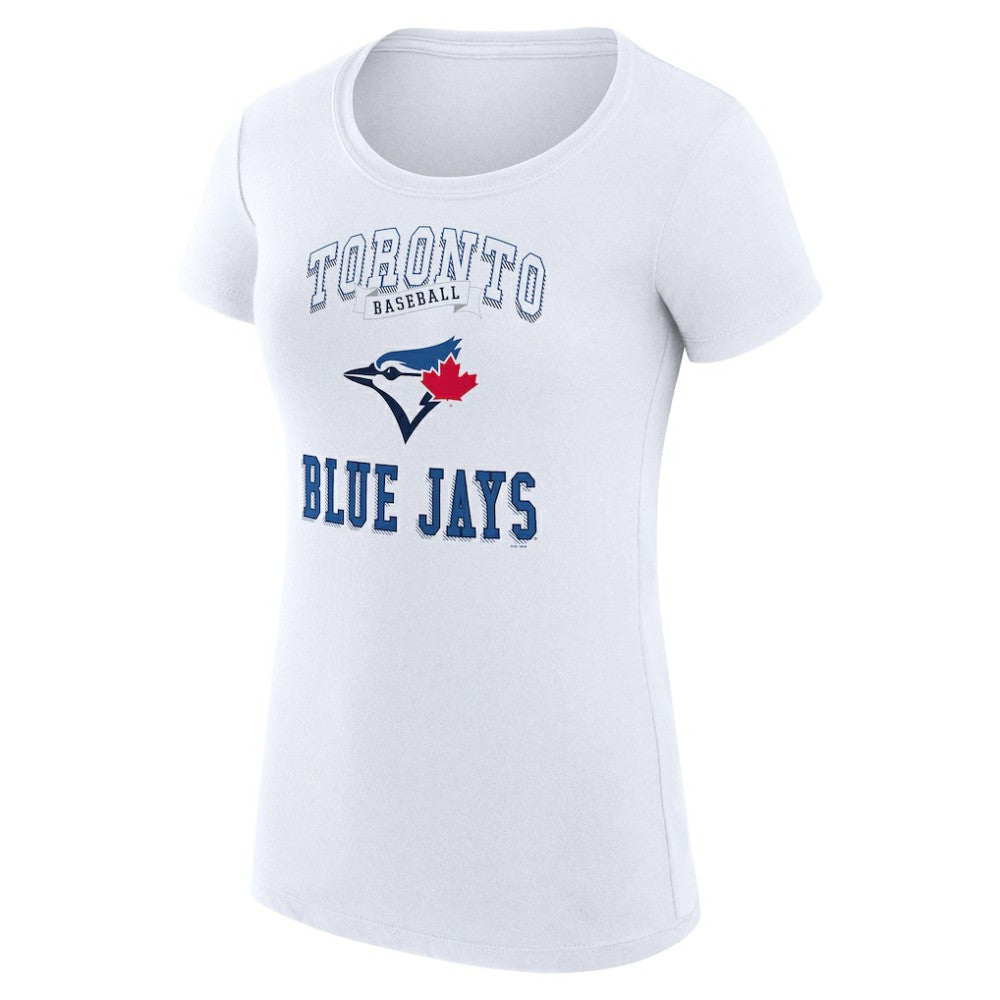 MLB Toronto Blue Jays G-III 4Her by Carl Banks Women's Super-Slim Fit Lightweight Team Logo Graphic T-Shirt