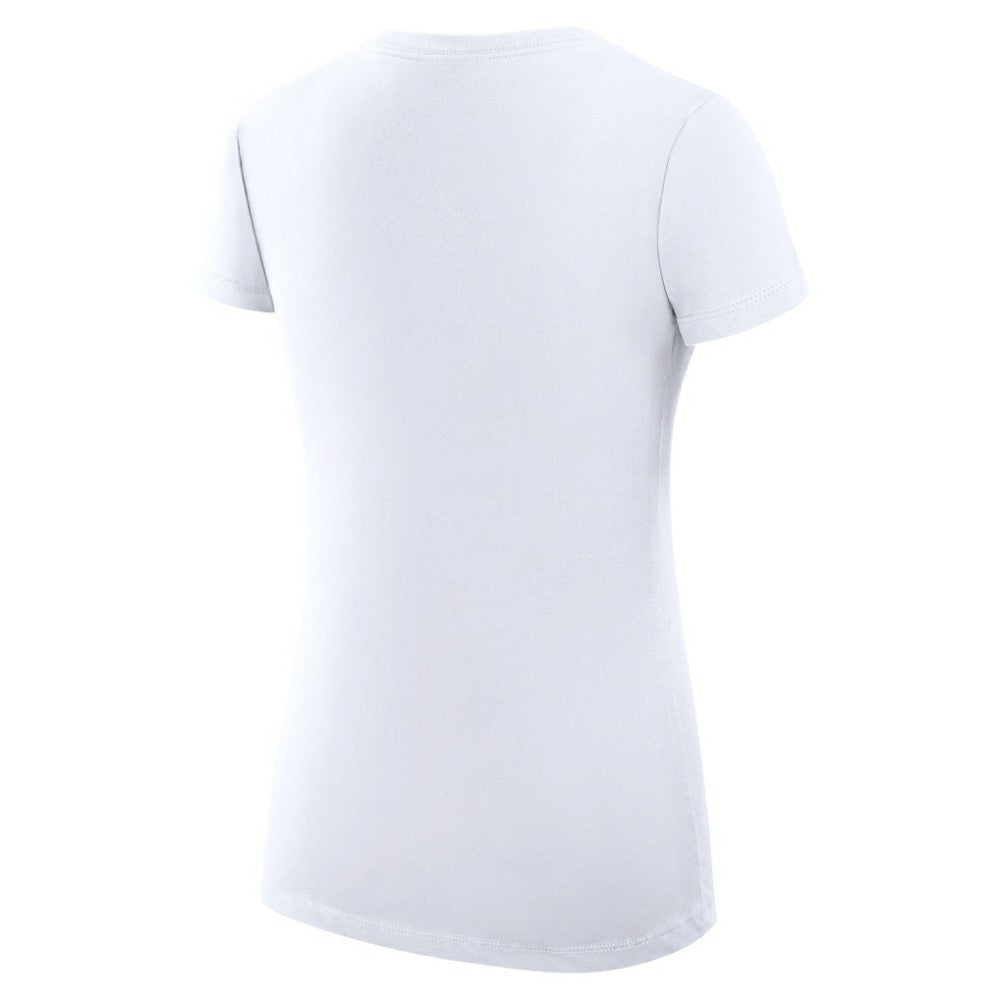 MLB Chicago Cubs G-III 4Her by Carl Banks Women's Super-Slim Fit Lightweight Team Logo Graphic V-Neck T-Shirt
