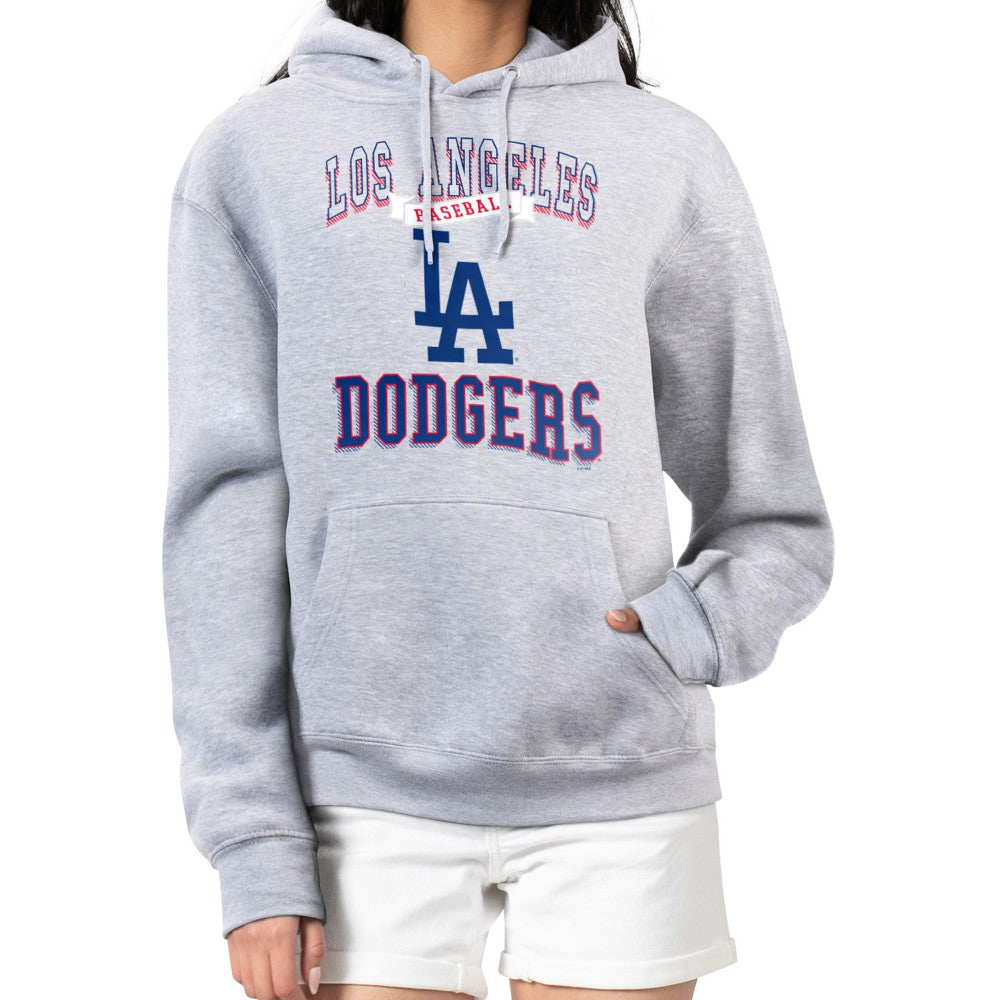 MLB Los Angeles Dodgers G-III 4Her by Carl Banks Women's Team Logo Graphic Fleece Pullover Hoodie