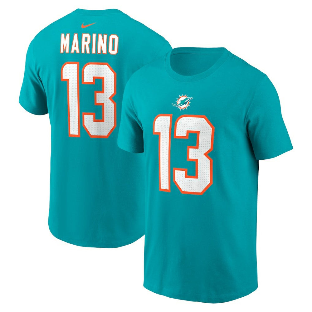 Dan Marino  Retired Player Name & Number T-Shirt - Miami Dolphins