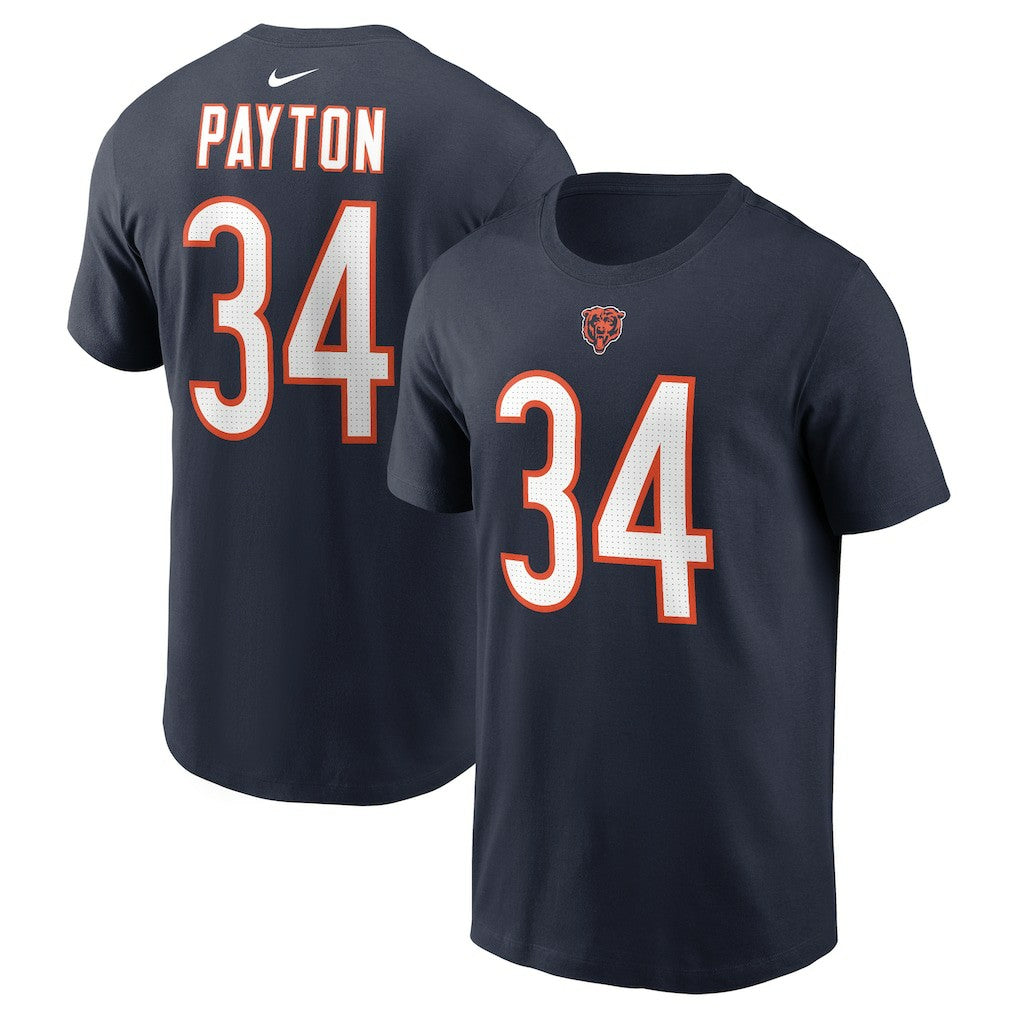 Walter Payton  Retired Player Name & Number T-Shirt - Chicago Bears
