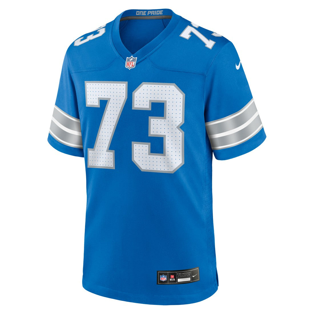 Christian Mahogany  Team Game Jersey - Detroit Lions