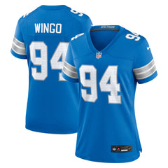 Mekhi Wingo  Women's Team Game Jersey - Detroit Lions