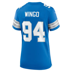 Mekhi Wingo  Women's Team Game Jersey - Detroit Lions