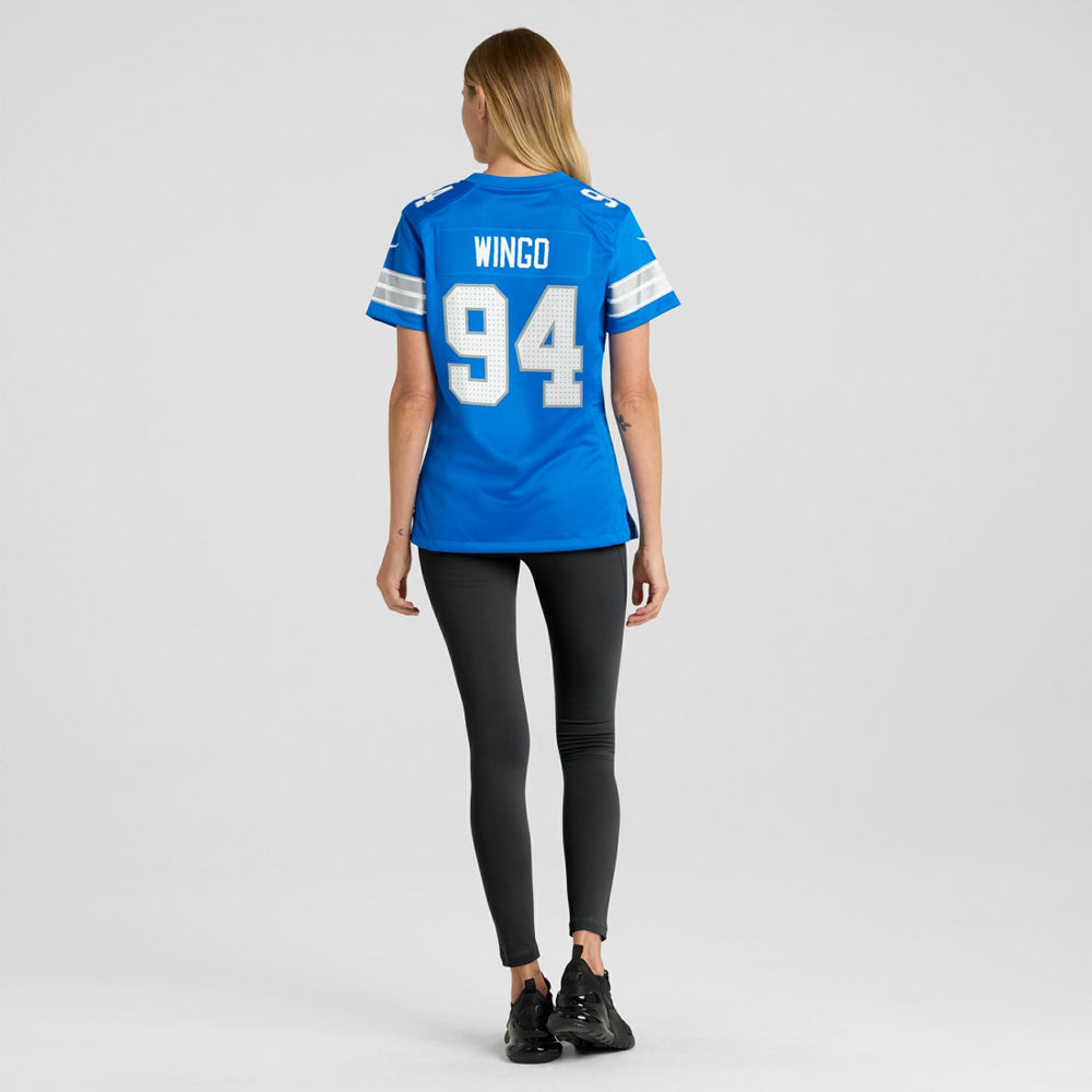 Mekhi Wingo  Women's Team Game Jersey - Detroit Lions