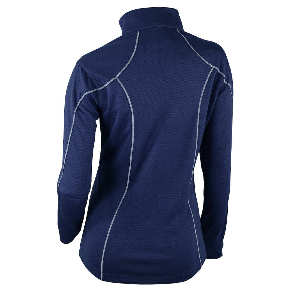 MLB Houston Astros Columbia Women's Cooperstown Collection Shotgun 2.0 Omni-Wick Quarter-Zip Top - Navy