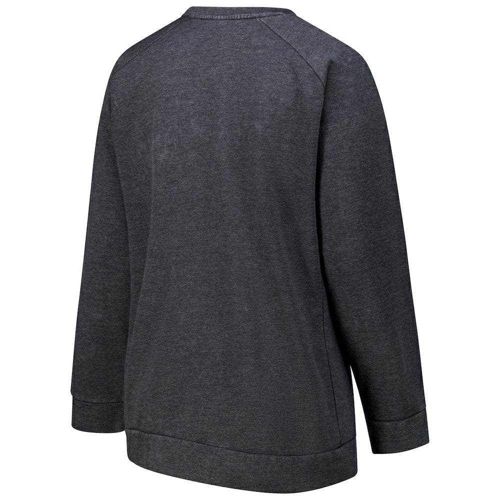 Profile Women's Plus Size Acid Wash Raglan Sweatshirt - Cincinnati Bengals