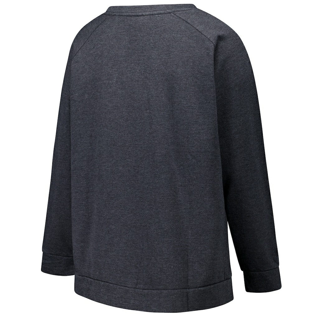 Profile Women's Plus Size Acid Wash Raglan Sweatshirt - Las Vegas Raiders