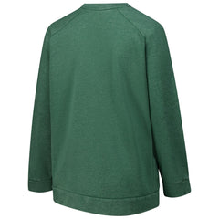 Profile Women's Plus Size Acid Wash Raglan Sweatshirt - Green Bay Packers
