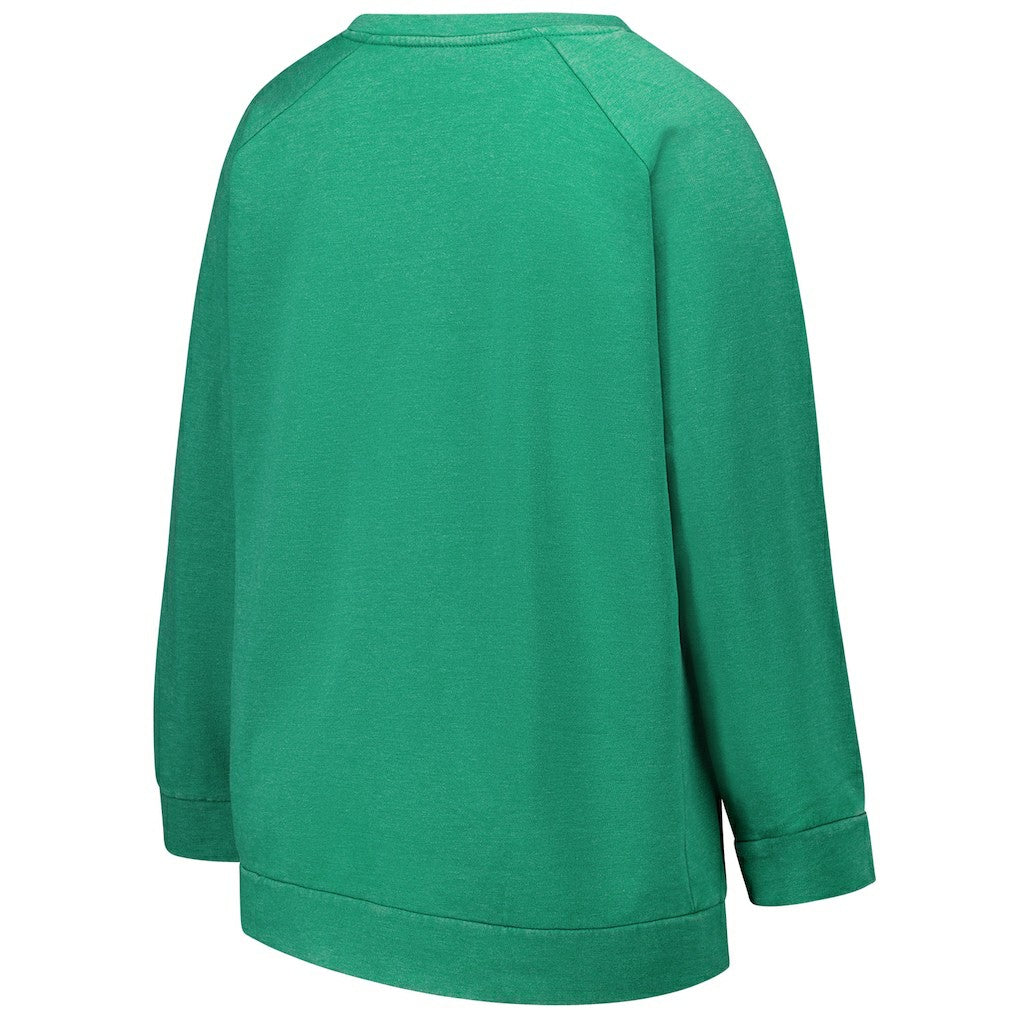 Profile Women's Plus Size Acid Wash Raglan Sweatshirt - Philadelphia Eagles