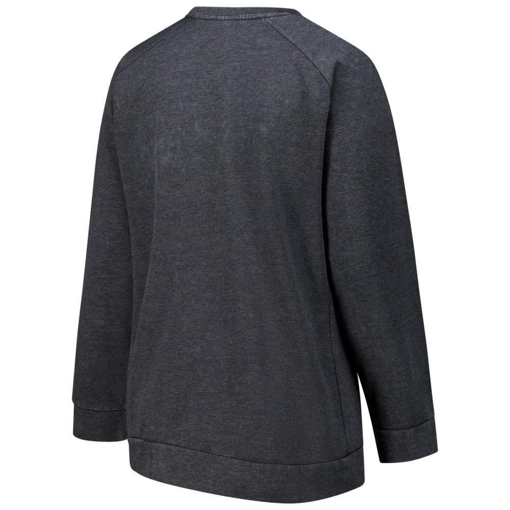 Profile Women's Plus Size Acid Wash Raglan Sweatshirt - Detroit Lions