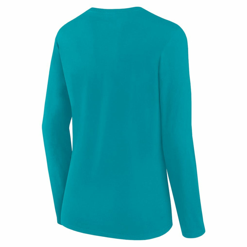 Women's Long Sleeve Scoop Neck T-Shirt - Miami Dolphins