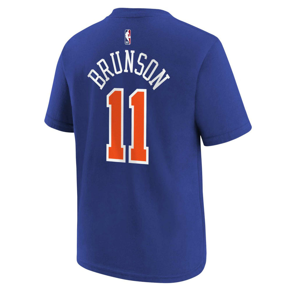 NBA Jalen Brunson New York Knicks Youth Icon Name & Number T-Shirt