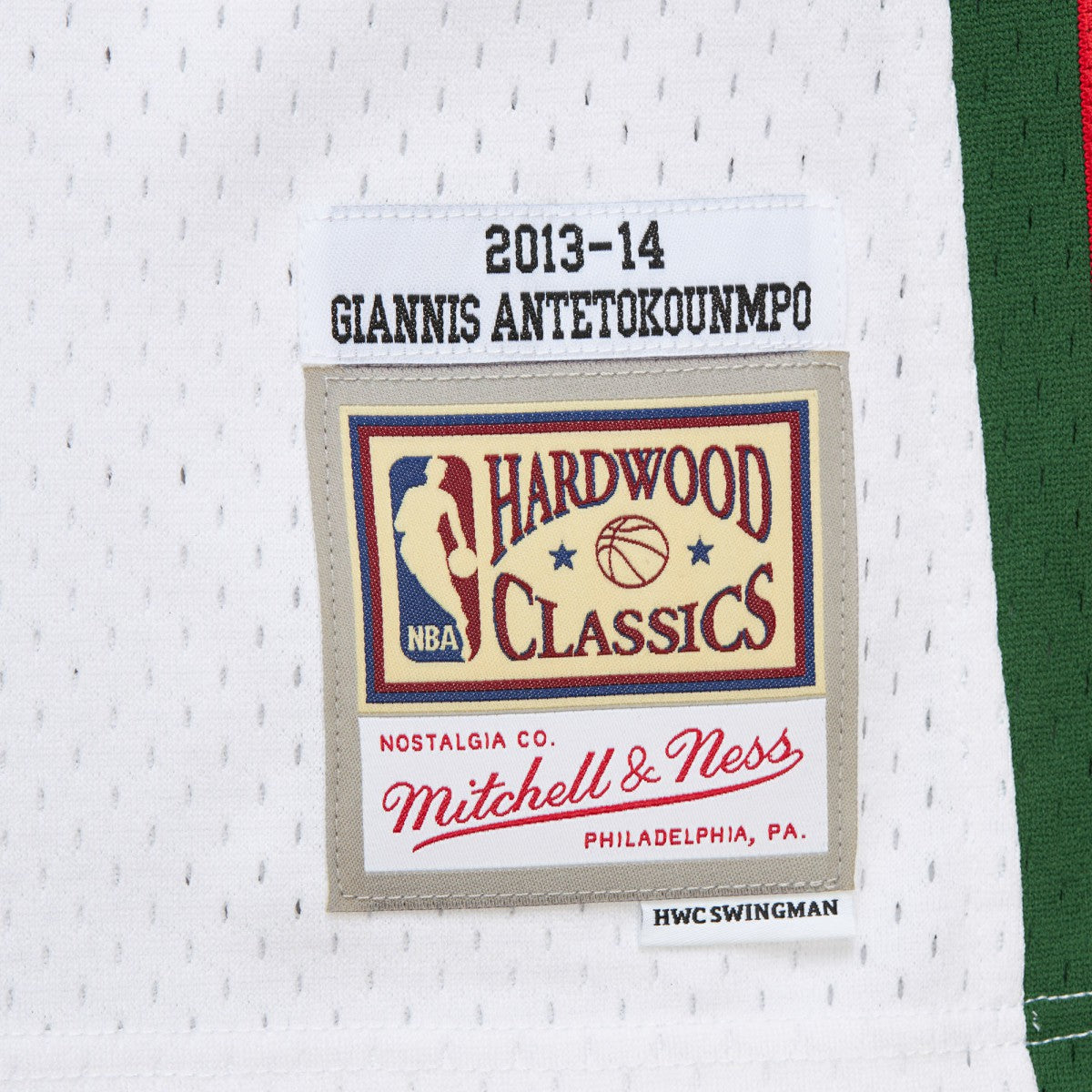 NBA Giannis Antetokounmpo Milwaukee Bucks 2013/14 Hardwood Classics Swingman Jersey