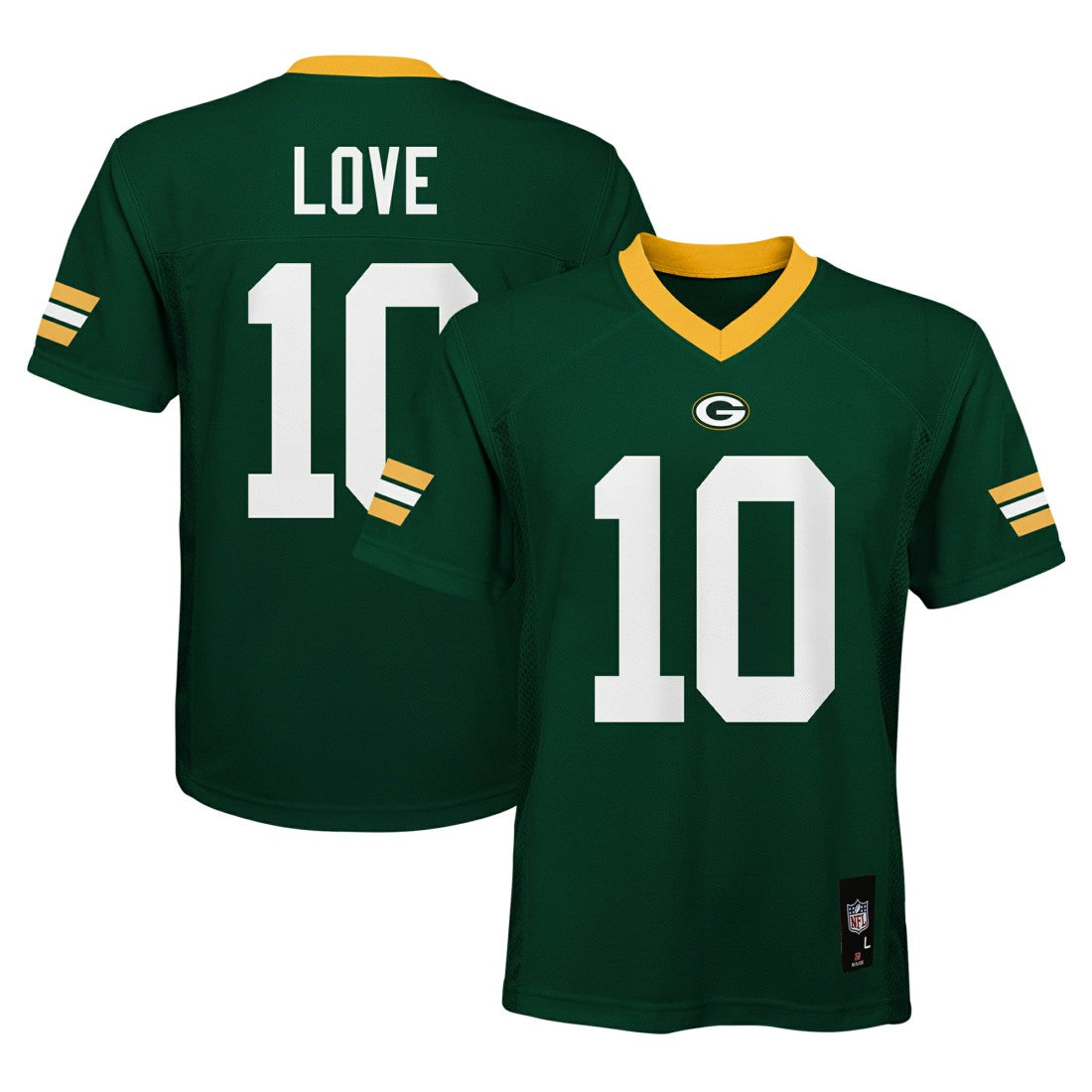 Jordan Love  Youth Replica Player Jersey - Green Bay Packers