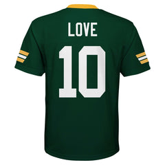 Jordan Love  Youth Replica Player Jersey - Green Bay Packers