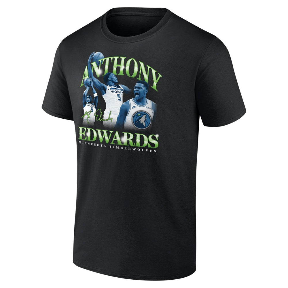 NBA Anthony Edwards Minnesota Timberwolves Retro '90s T-Shirt