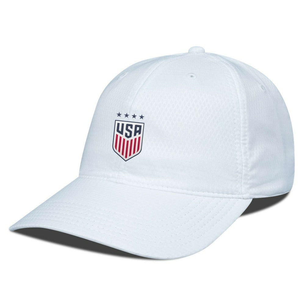 USWNT Levelwear Matrix Insignia Core Adjustable Hat -  White