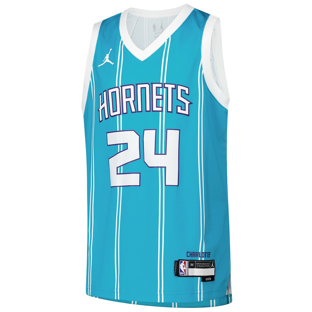 NBA Brandon Miller Charlotte Hornets Youth Swingman Jersey
