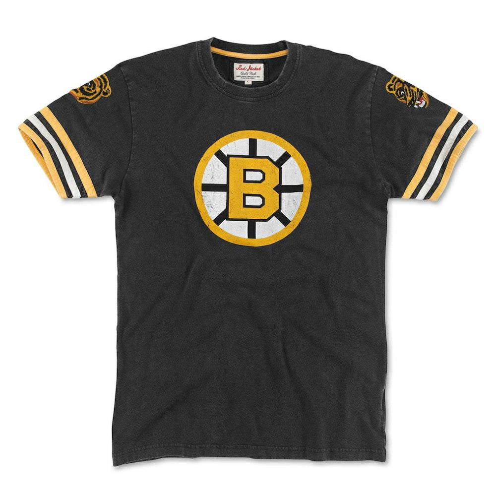 NHL Black Boston Bruins American Needle Remote Control T-Shirt