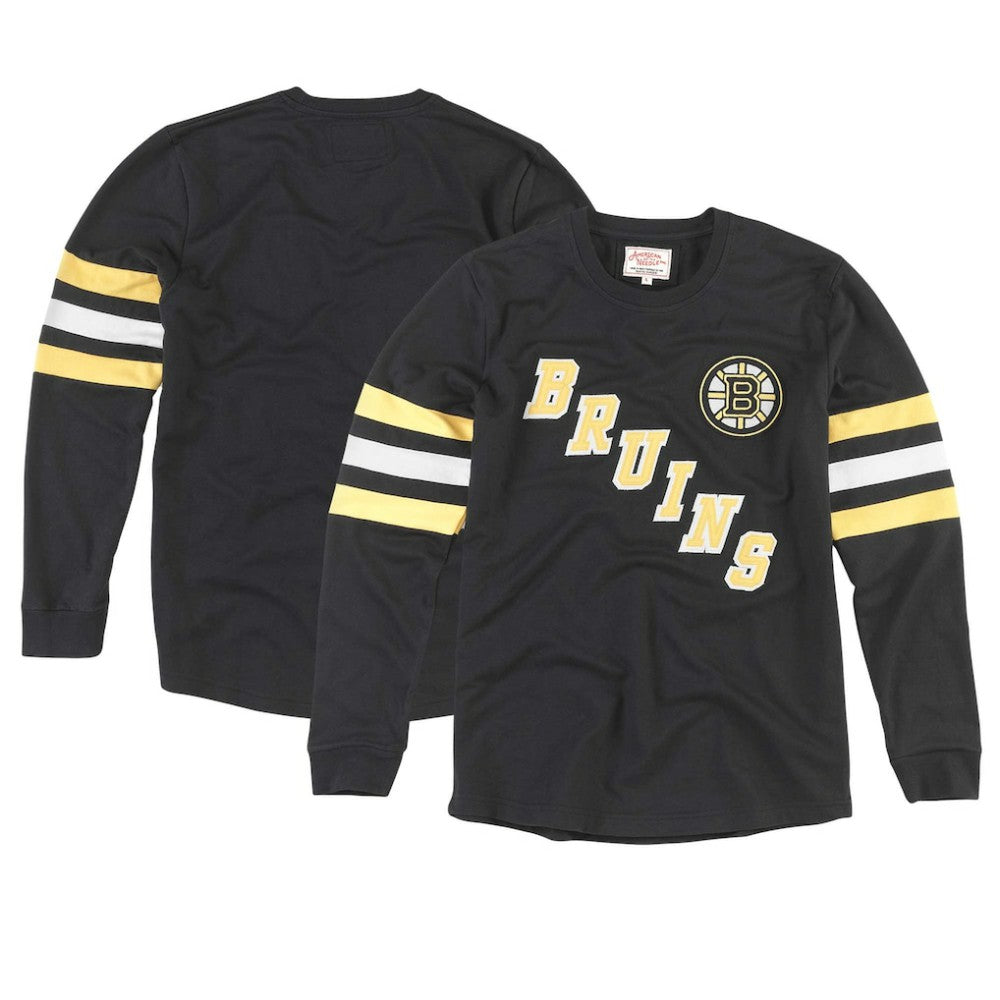 NHL Black Boston Bruins American Needle Sudbury Long Sleeve T-Shirt
