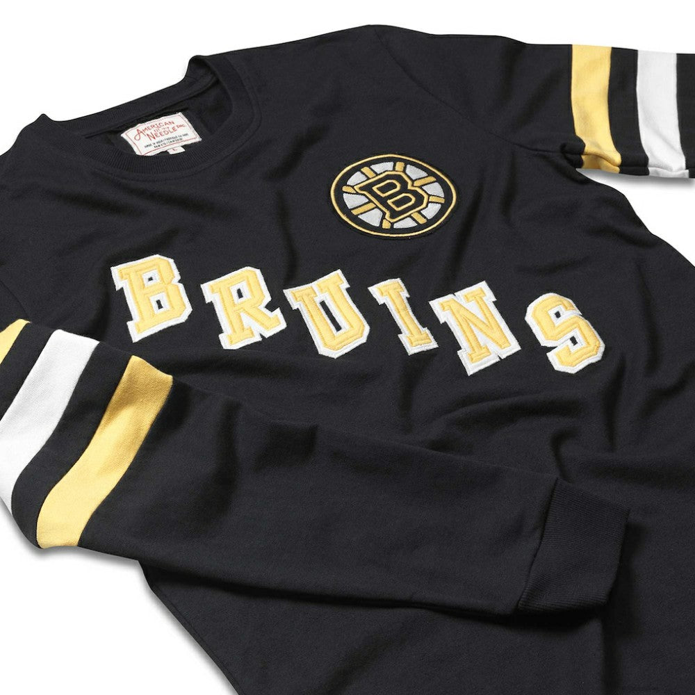NHL Black Boston Bruins American Needle Sudbury Long Sleeve T-Shirt