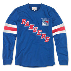 NHL Blue New York Rangers American Needle Sudbury Long Sleeve T-Shirt