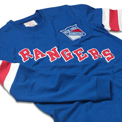 NHL Blue New York Rangers American Needle Sudbury Long Sleeve T-Shirt