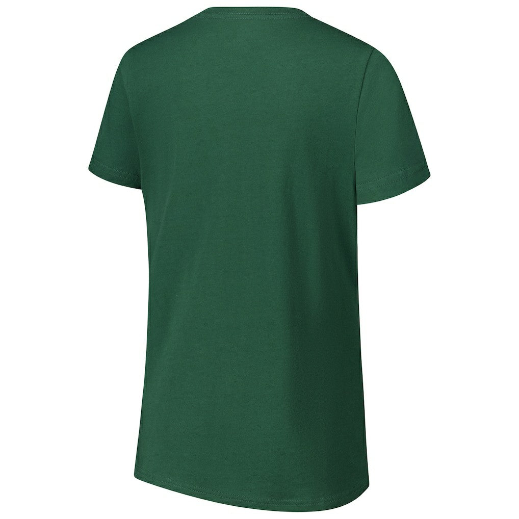 G-III 4Her by Carl Banks Women's Post Season V-Neck T-Shirt - Green Bay Packers