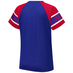 Starter Women's 1st Rounder Color Block Raglan Top - New York Giants