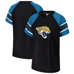 Starter Women's 1st Rounder Color Block Raglan Top - Jacksonville Jaguars