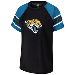 Starter Women's 1st Rounder Color Block Raglan Top - Jacksonville Jaguars