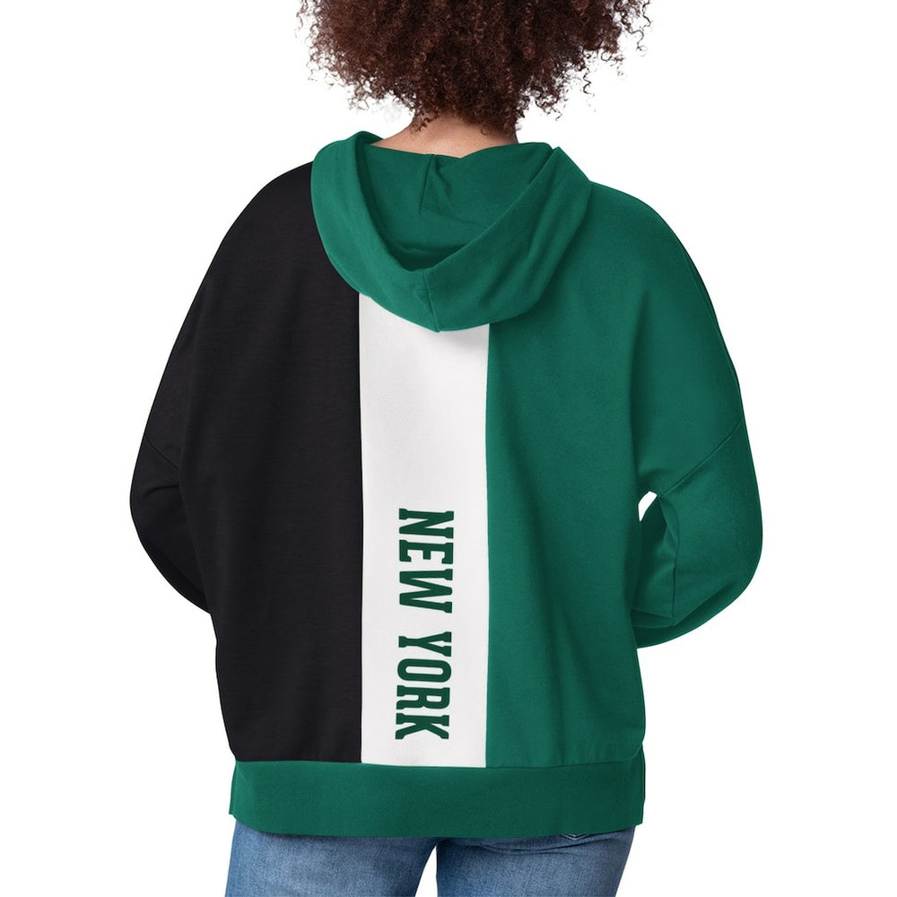 Starter Women's Power Move Long Sleeve Pullover Hoodie - New York Jets