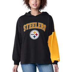 Starter Women's Power Move Long Sleeve Pullover Hoodie - Pittsburgh Steelers