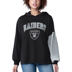 Starter Women's Power Move Long Sleeve Pullover Hoodie - Las Vegas Raiders
