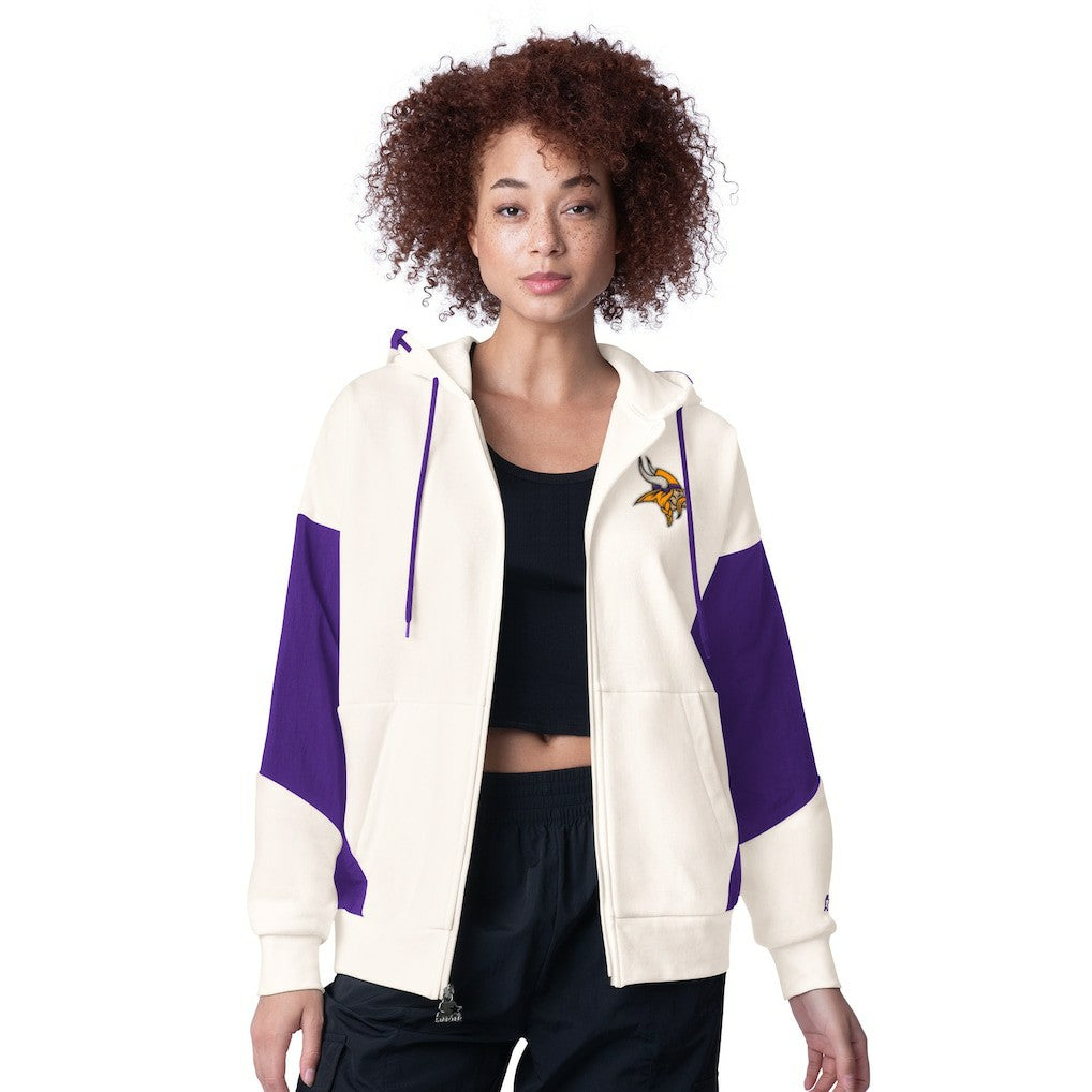 Starter Women's Scrimmage Full-Zip Hoodie - Minnesota Vikings