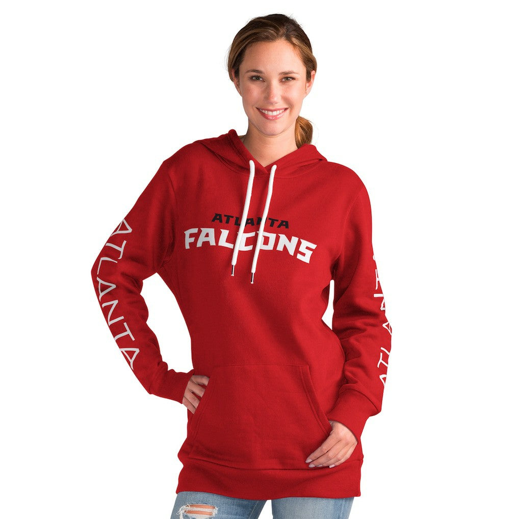 G-III 4Her by Carl Banks Women's Extra Inning Pullover Hoodie - Atlanta Falcons