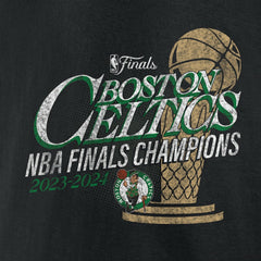 NBA Boston Celtics 2024 NBA Finals Champions Fast Break Finish Trophy T-Shirt