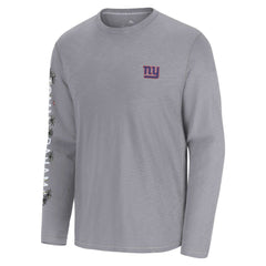 Oasis Endzone Lux Long Sleeve T-Shirt - New York Giants