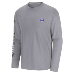 Oasis Endzone Lux Long Sleeve T-Shirt - Los Angeles Rams