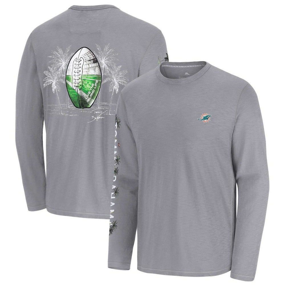 Oasis Endzone Lux Long Sleeve T-Shirt - Miami Dolphins