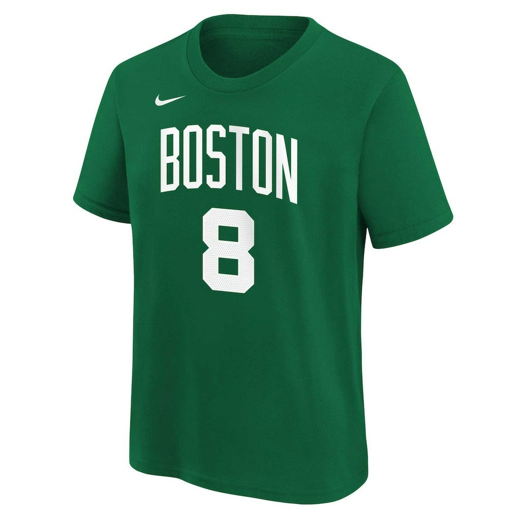 NBA Kristaps Porzingis Boston Celtics Youth Icon Name & Number T-Shirt