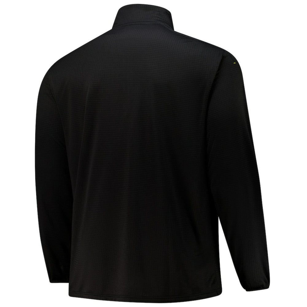 NHL Black Pittsburgh Penguins Fanatics Big & Tall Authentic Pro Quarter-Zip Top