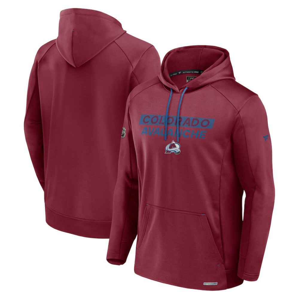 NHL Burgundy Colorado Avalanche Fanatics Authentic Pro Big & Tall Pullover Hoodie