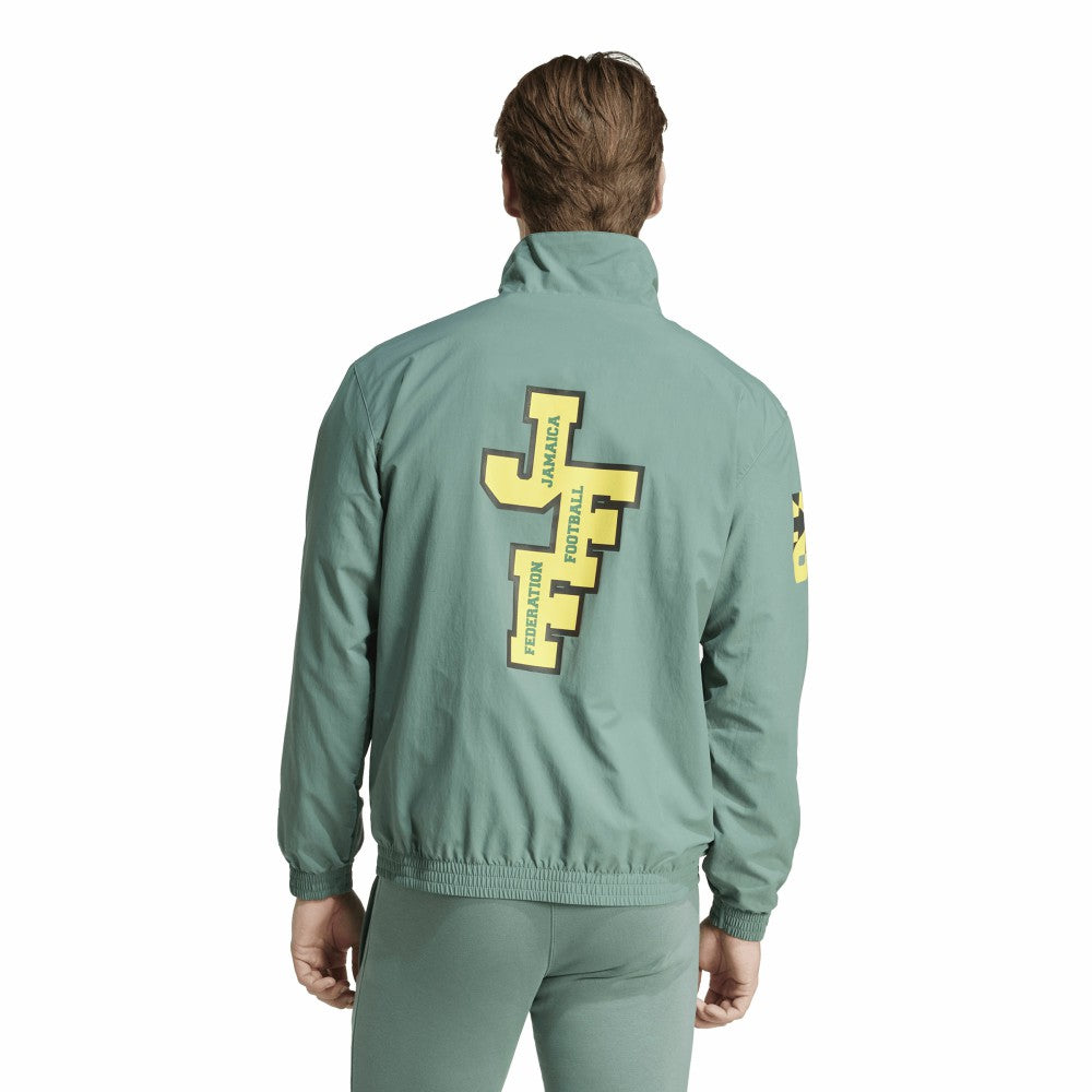 Jamaica National Team Varsity Pack Full-Zip Track Top - Adidas Green